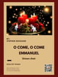 O Come, O Come, Emmanuel Unison choral sheet music cover